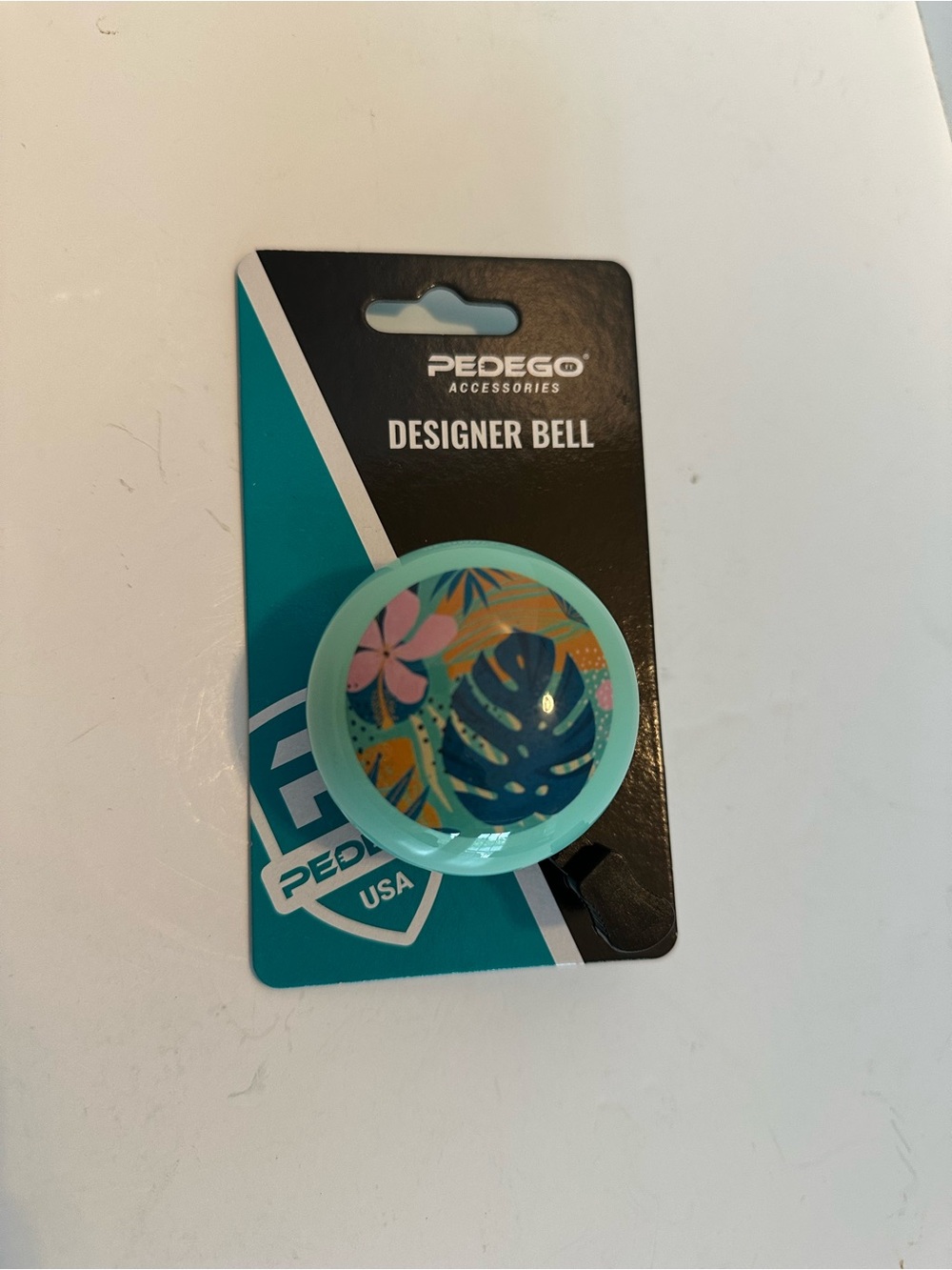 Pedego Designer Teal Floral Bike Bell
